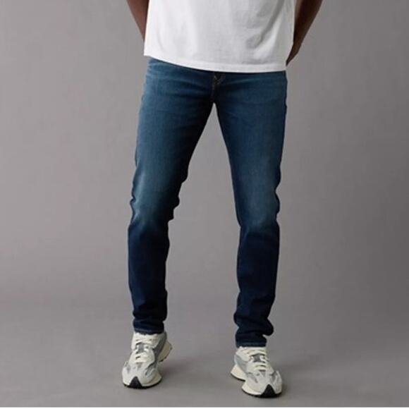 American Eagle Skinny Jeans Dark Wash - Picture 1 of 12